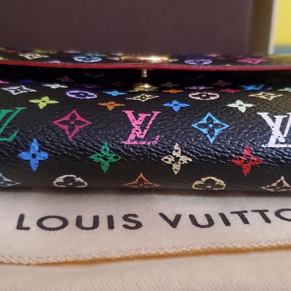 Louis vuitton Murakami multicolor  Sarah wallet - Picture 7 of 16